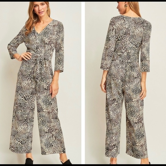 Animal Print Jumpsuit - Picture 3 of 5